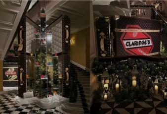 伦敦Claridge's酒店今年与Louis Vuitton携手打造最奢华的圣诞树！