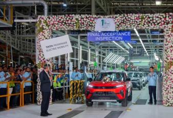塔塔汽车在从福特购买的Sanand工厂开始生产电动SUV Nexon